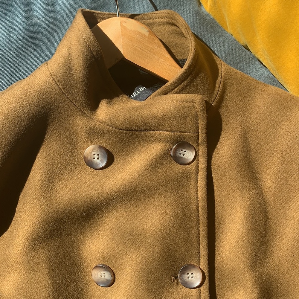 Classic Tan Pea Coat